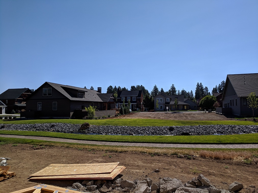 Photo of available homesite for New Homes in Sisters Oregon, Pine Meadows, by Gertz Fine Homes